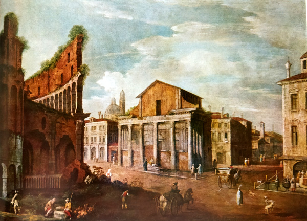 Канале. Церковь Антонина и Фаустины в Риме