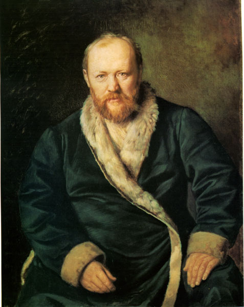В. Перов. Портрет писателя Александра Николаевича Островского (1822-1886)