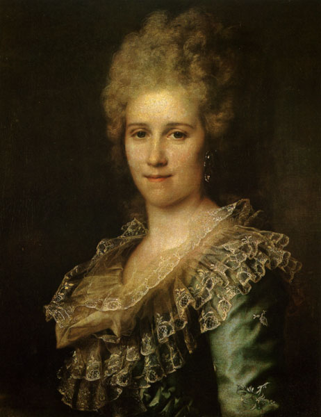 Левицкий Дмитрий Григорьевич. 1735-1822. Портрет неизвестной