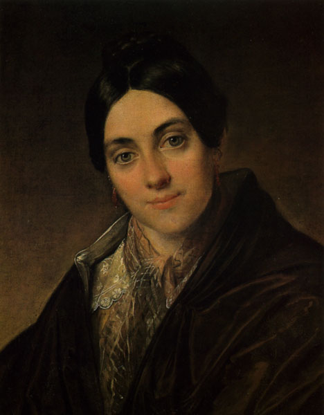Тропинин Василий Андреевич. 1780-1857. Портрет Л.К.Маковской