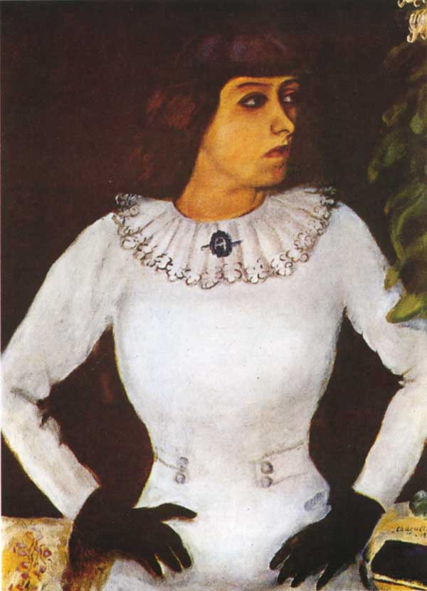 Марк Шагал. Моя невеста в черных перчатках