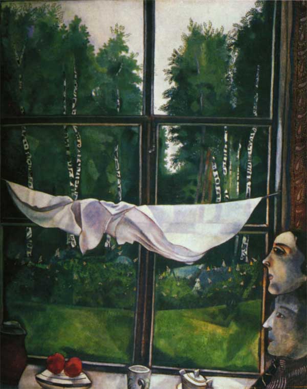 Марк Шагал. Окно на даче Заолшье