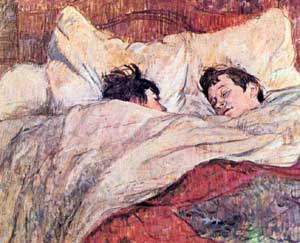 Тулуз-Лотрек. В постели, 1892 - 1895 (1893?)