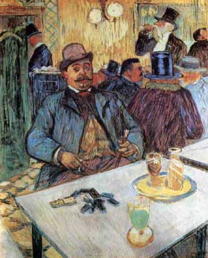 Тулуз-Лотрек. Господин Буало в кафе, 1893