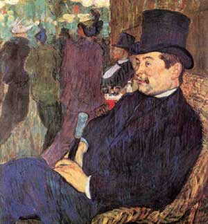 Тулуз-Лотрек. Леон Делапорт в Жарден де Пари, 1893